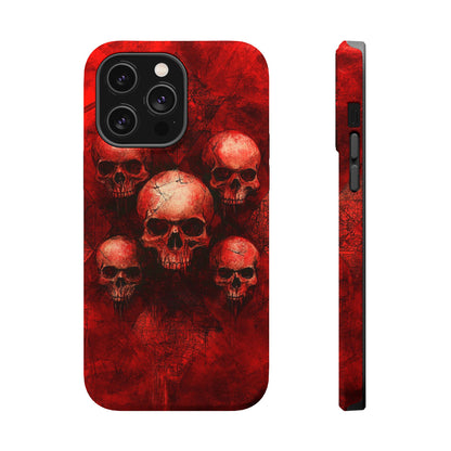 Red Skulls MagSafe iPhone Case