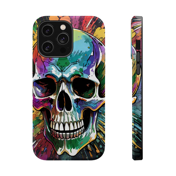 Graffit Skull Magnetic Tough Case for iPhone