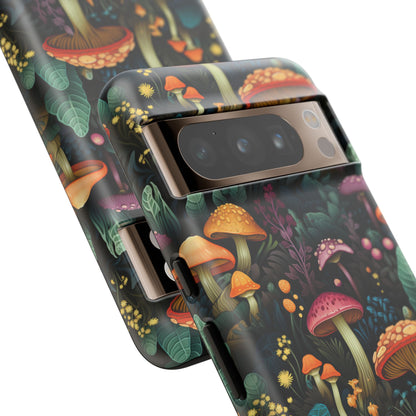 Mushroom Forest Colorful Fungi Phone Case