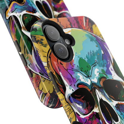 Graffiti Skull - MagSafe iPhone Tough Case