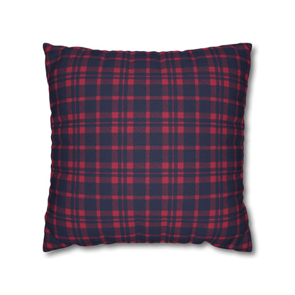 Blue & Red Plaid Christmas Pillowcase