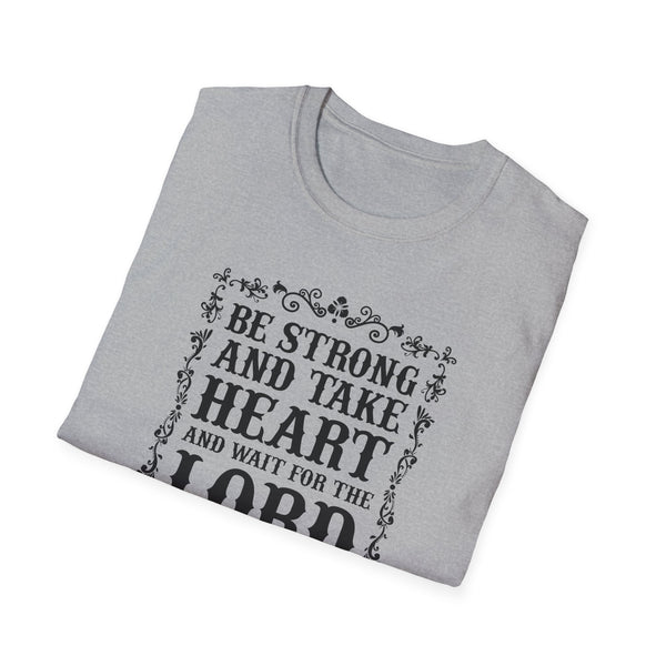 Psalm 27 Softstyle T-Shirt Christian Scripture Shirt