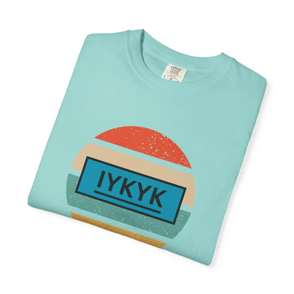 IYKYK Vintage Style Tee with Retro Rainbow