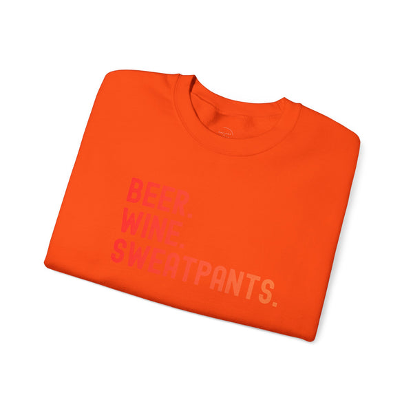 Beer Wine Sweatpants Crewneck Sweatshirt