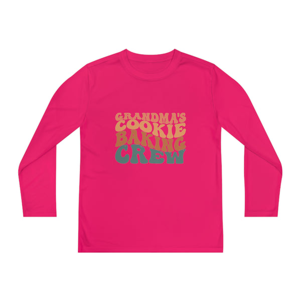 Kids Long Sleeve Grandma Cookie Baking Crew