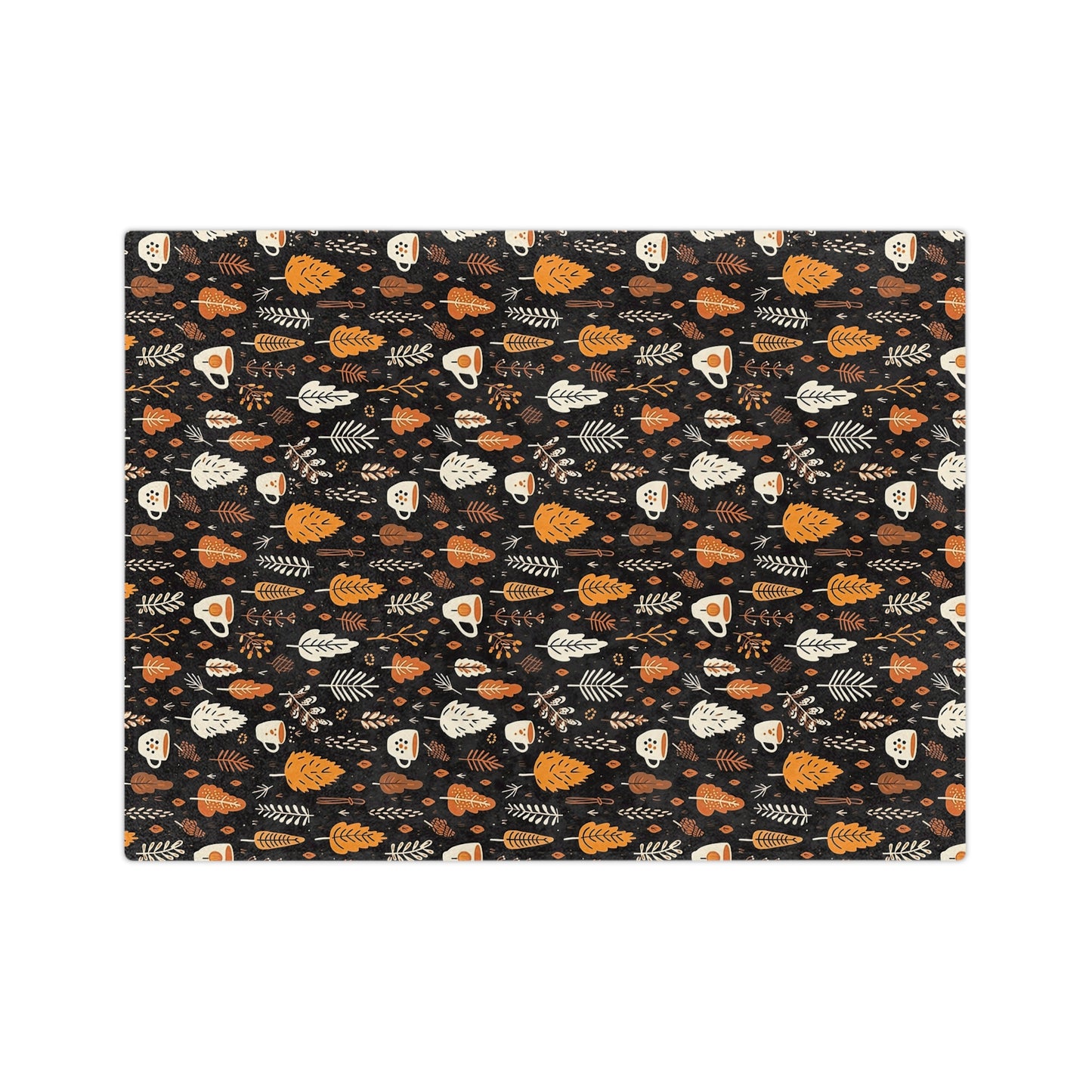 Cozy Fall Velveteen Blanket - Perfect for Autumn, Halloween, and Thanksgiving Decor, Gift for Friends, Family, Home