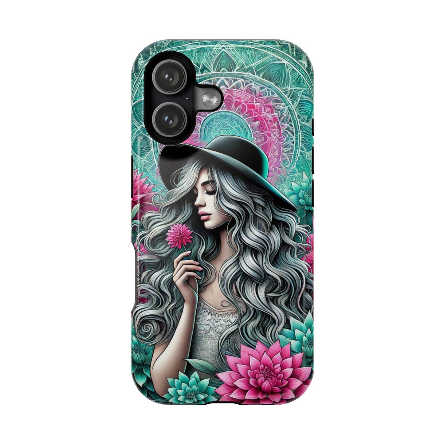 Boho Chic Floral MagSafe iPhone Case