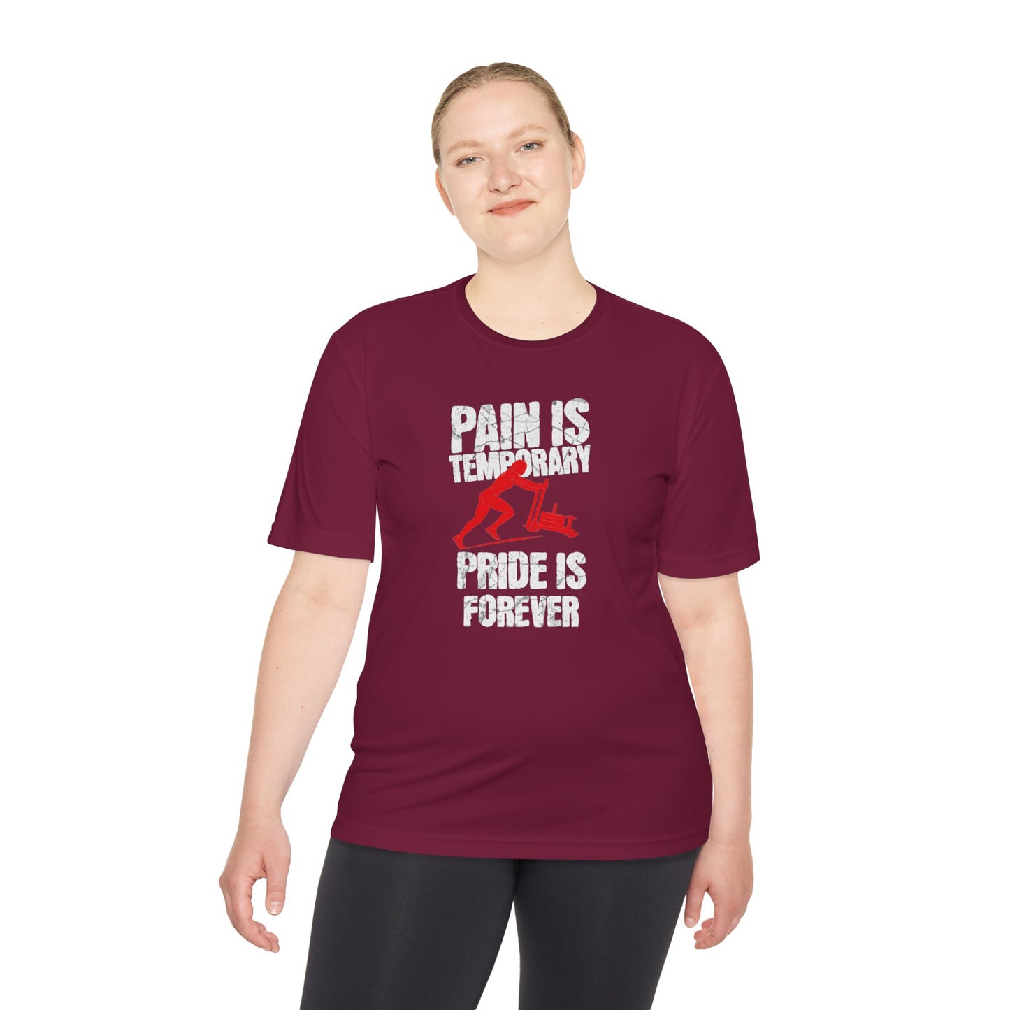 HYROX Inspired Women’s Performance Tee - Pain Is Temporary Pride Is Forever