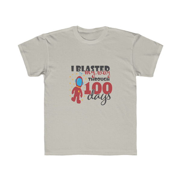 Kids I Blasted Through 100 Days of School - Regular Fit Tee