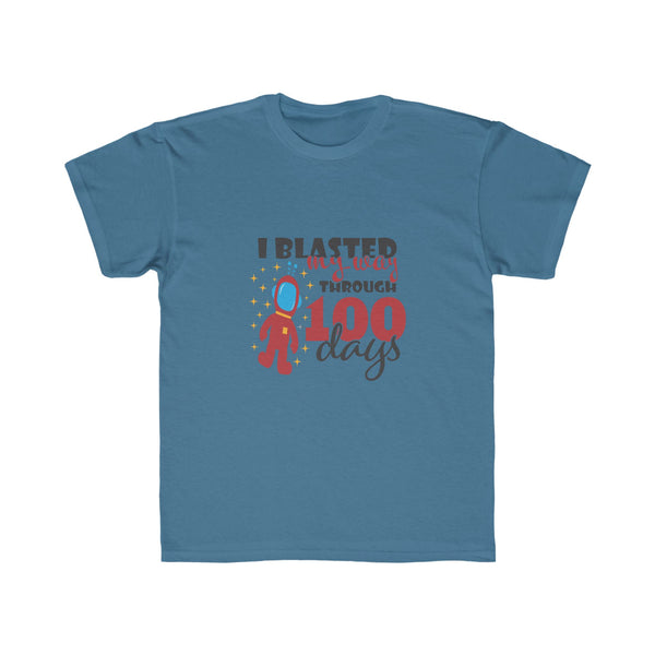 Kids I Blasted Through 100 Days of School - Regular Fit Tee