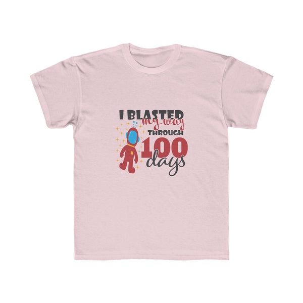 Kids I Blasted Through 100 Days of School - Regular Fit Tee
