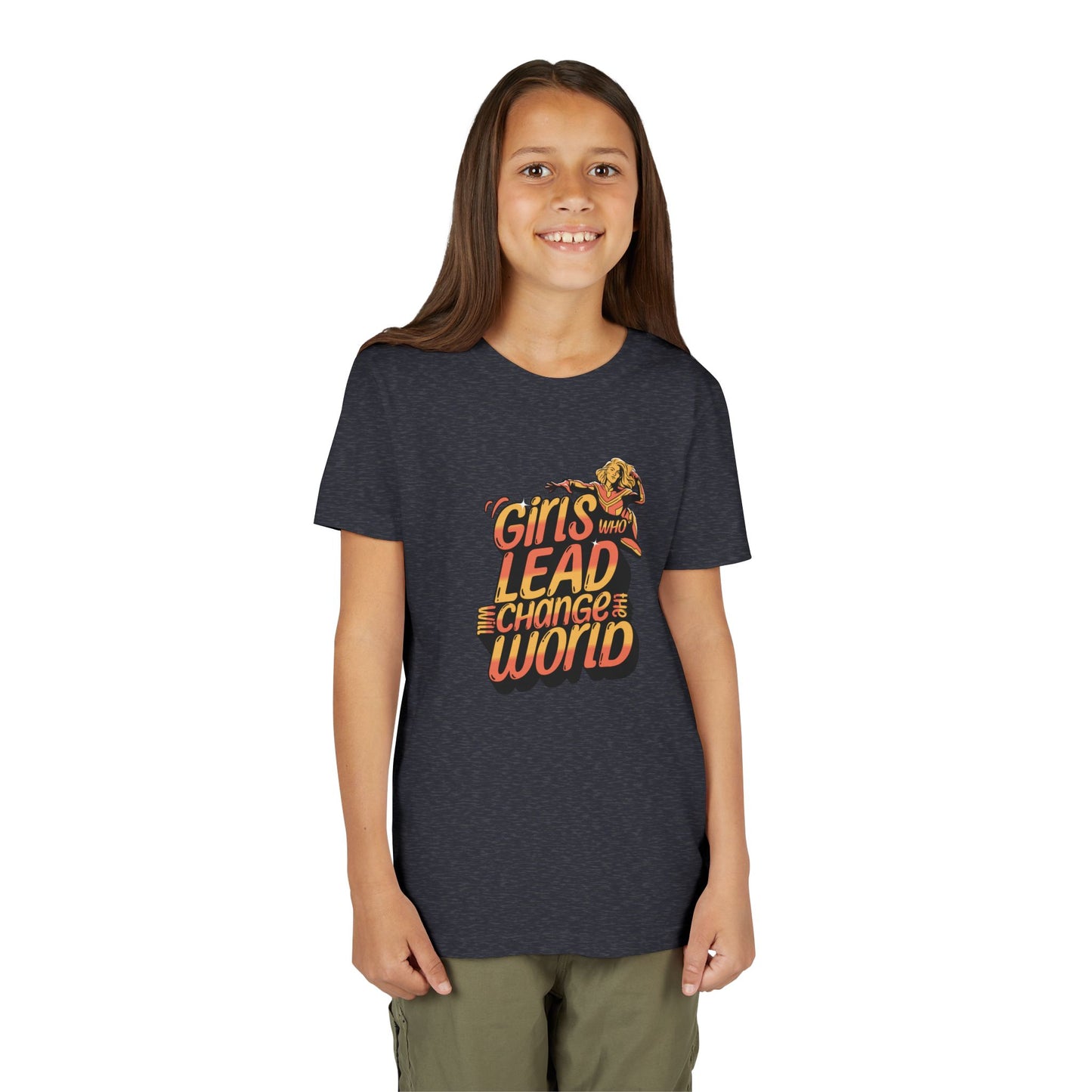Girls Who Lead Will Change the World - Youth Tee