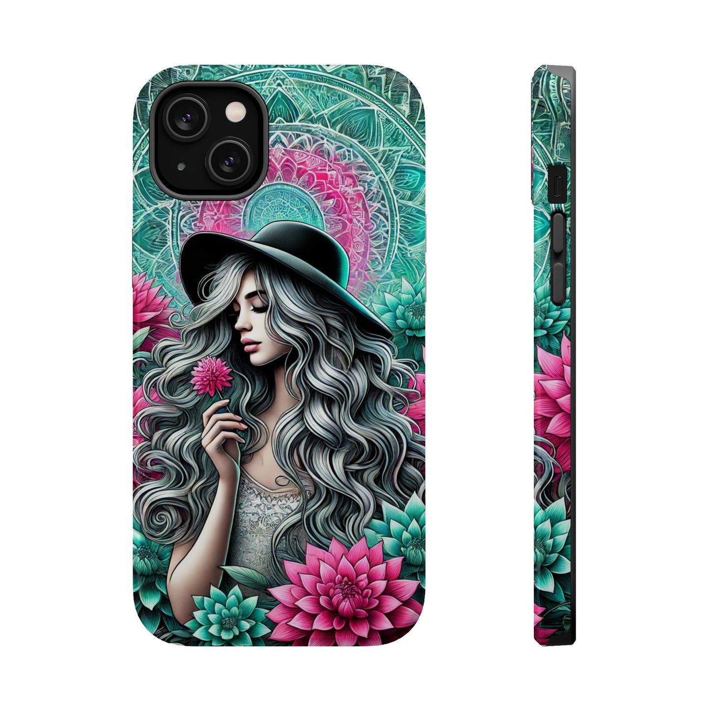 Boho Chic Floral MagSafe iPhone Case
