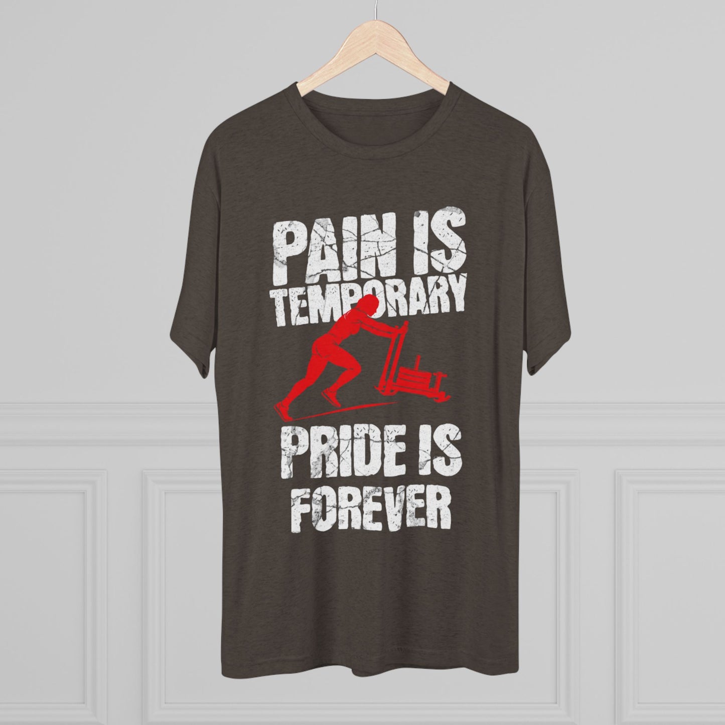 Women's Pain Is Temporary Pride Is Forever Tri-Blend Tee