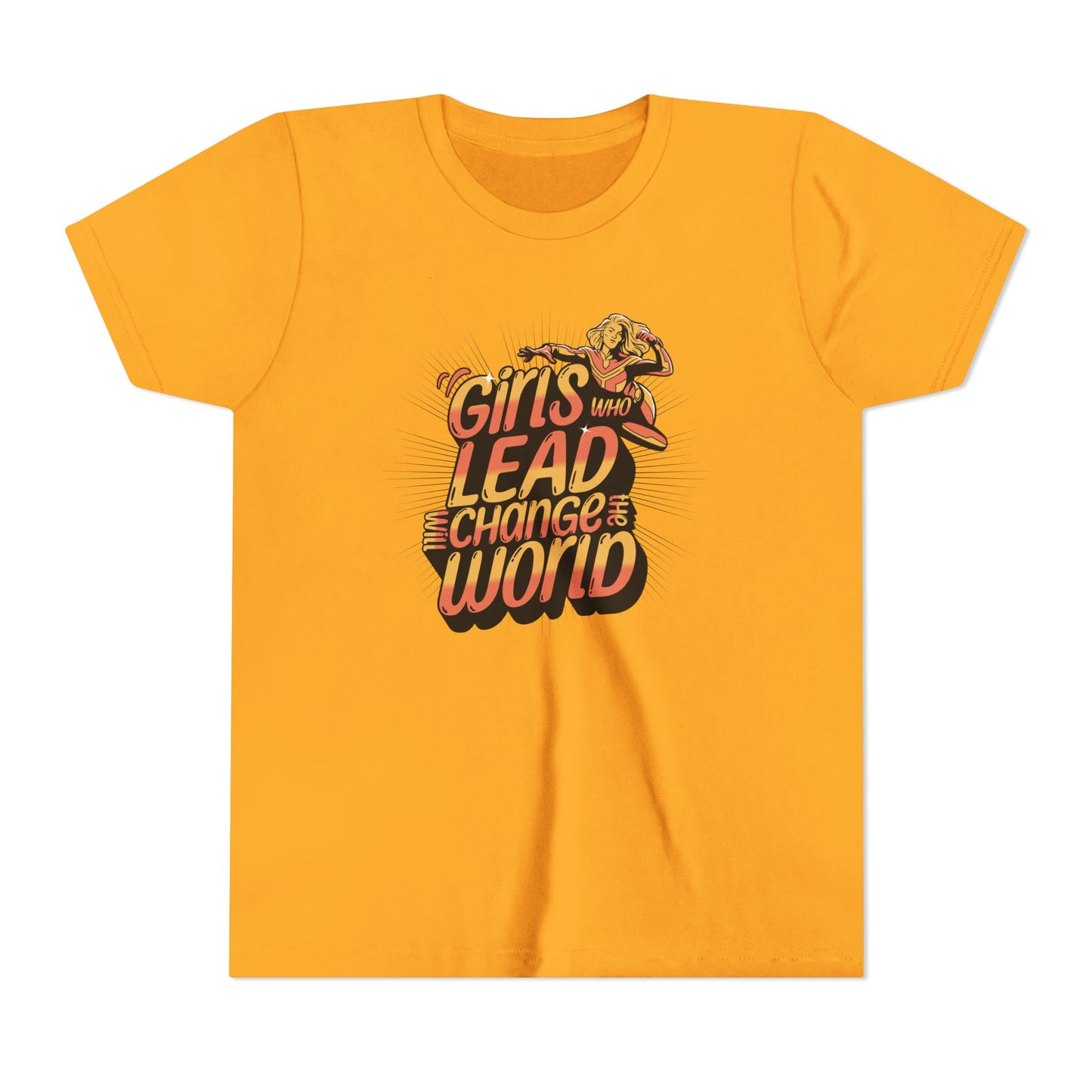 Girls Who Lead Will Change the World - Youth Tee
