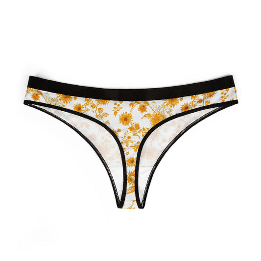 Sunflower Toile Women's Thong