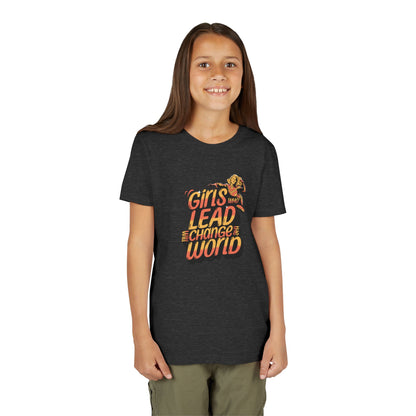 Girls Who Lead Will Change the World - Youth Tee