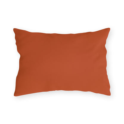 Cutest Pumpkin in the Patch Plaid Outdoor Pillow — Fall Gingham Decorative Pillow