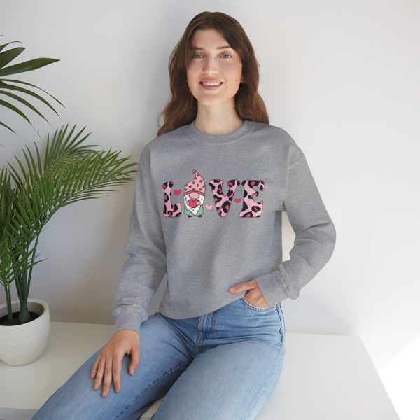 Love Womens Heavy Blend Crewneck Valentines Day Sweatshirt