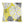 Yellow and White Palm Leaf Flora - Outdoor Throw Pillow