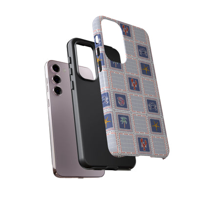 Lobsters Sailboats Seashells - Cell Phone Tough Case