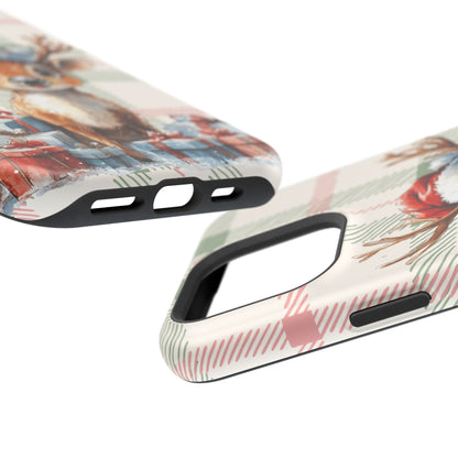 Festive Reindeer MagSafe Christmas iPhone Case