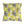 Outdoor Pillow - Yellow and Gray Tropical Leaf Throw Pillow