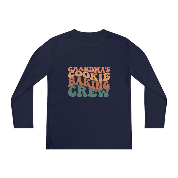 Kids Long Sleeve Grandma Cookie Baking Crew