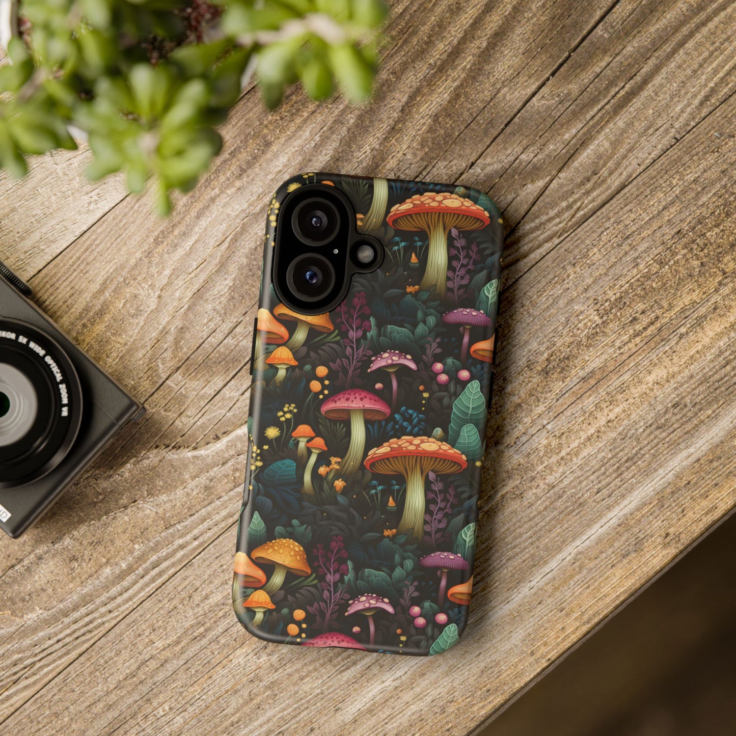 Mushroom Forest Colorful Fungi Phone Case