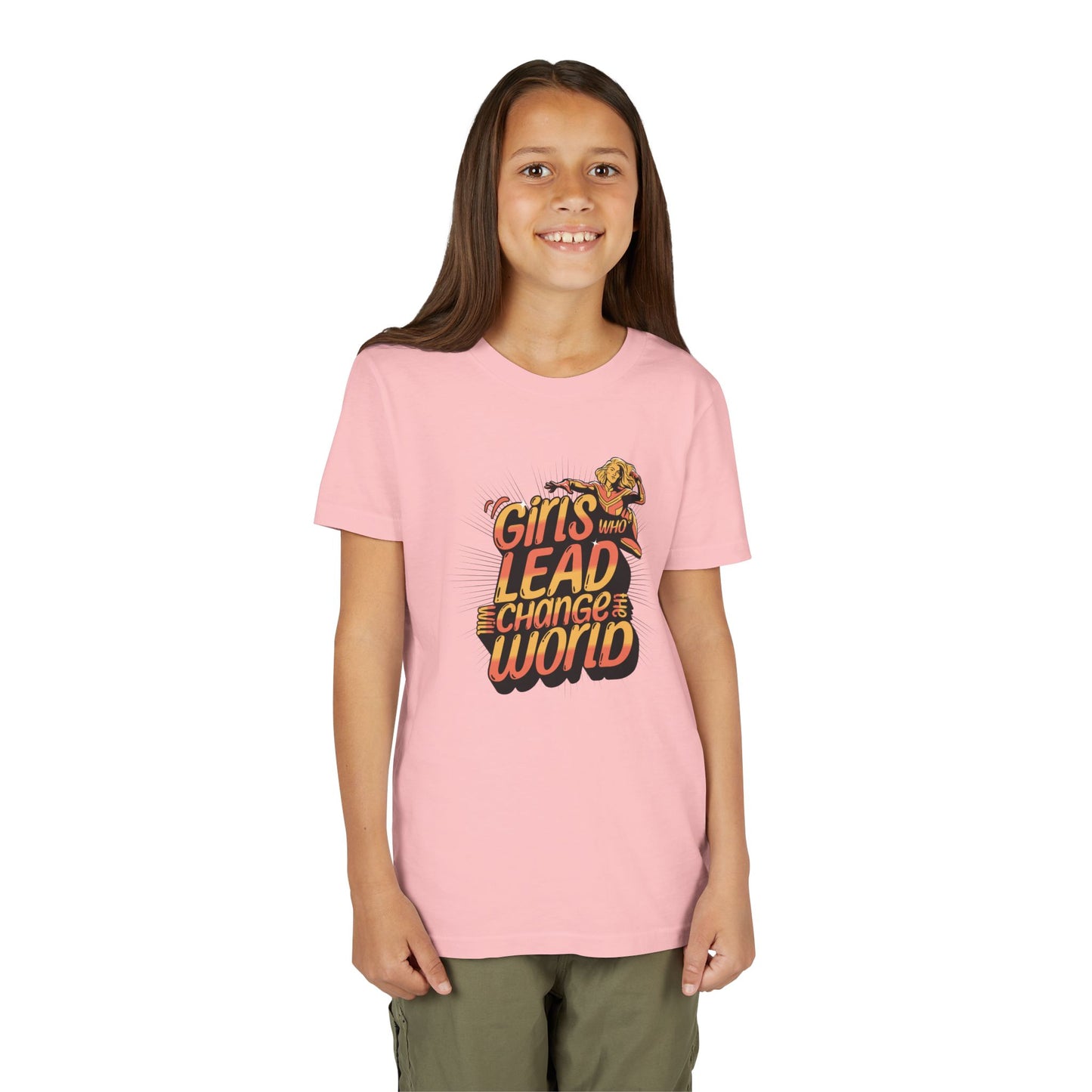 Girls Who Lead Will Change the World - Youth Tee