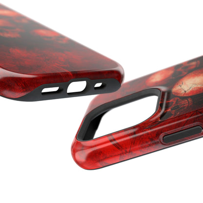 Red Skulls MagSafe iPhone Case