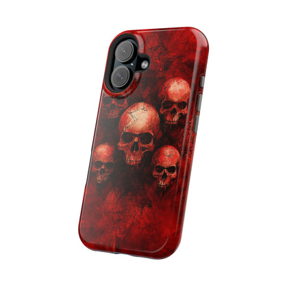 Red Skulls MagSafe iPhone Case
