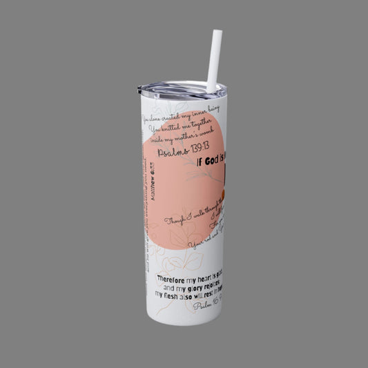 20oz Bible Verse Skinny Tumbler
