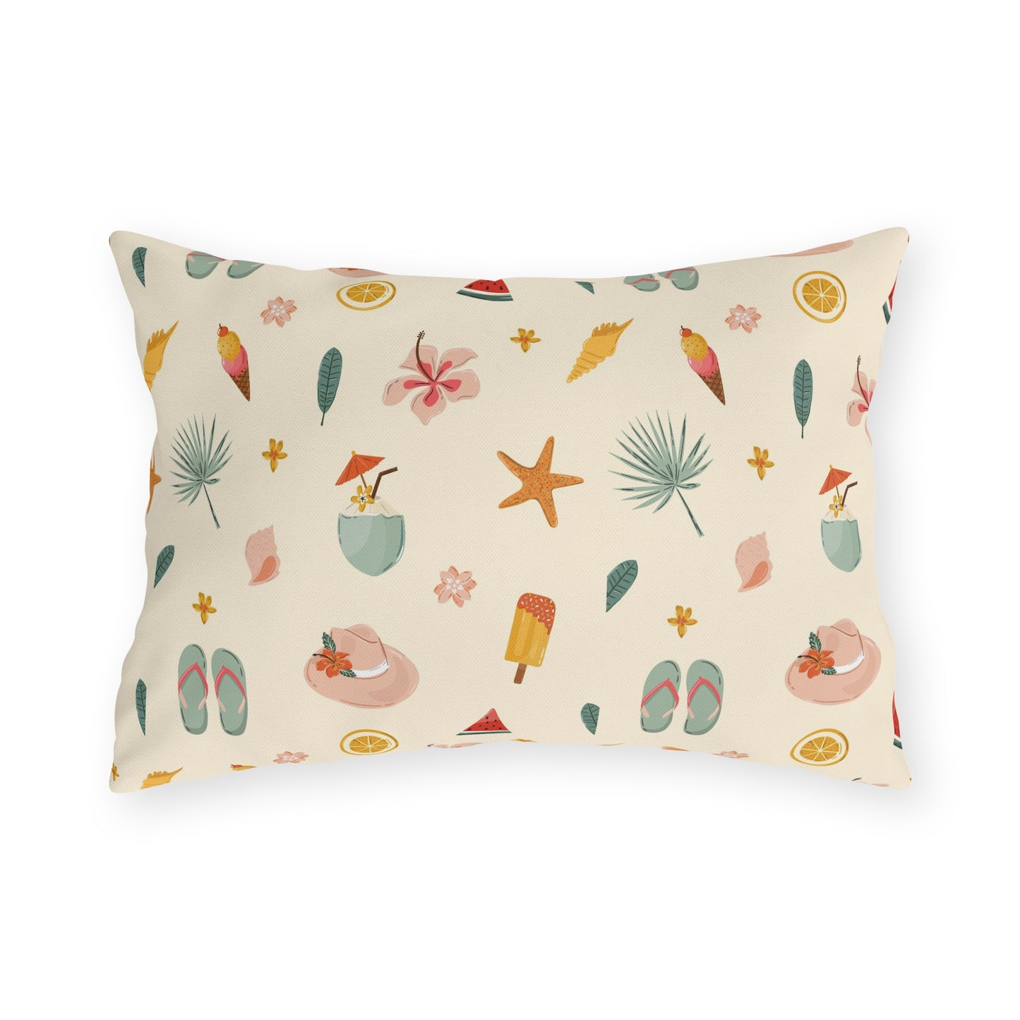 Summer Themed - Outdoor Throw Pillow
