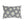 Daisy on Gray - Outdoor Throw Pillow
