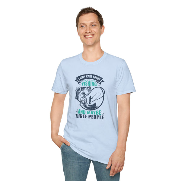 I Like Fishing and 3 People - Classic T-Shirt