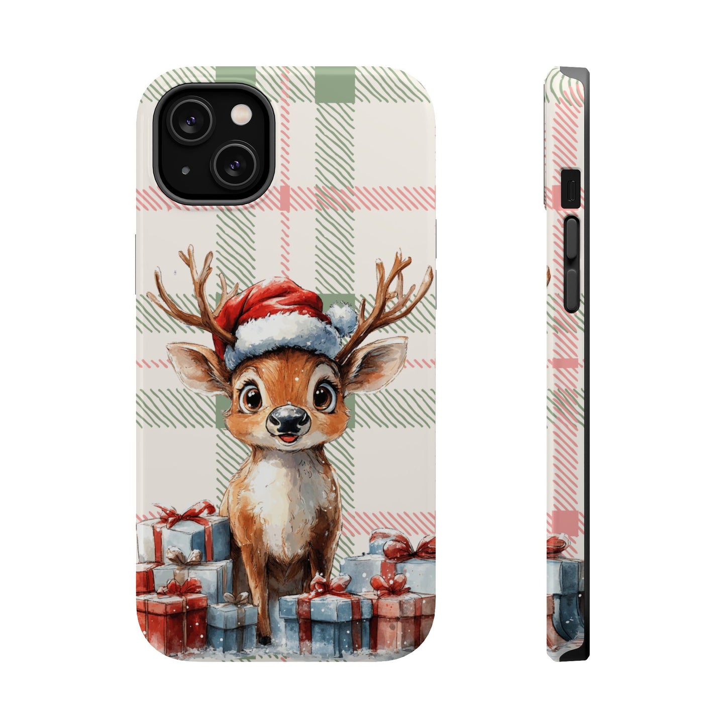 Festive Reindeer MagSafe Christmas iPhone Case