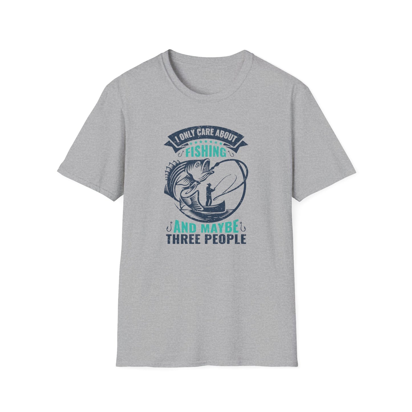 I Like Fishing and 3 People - Classic T-Shirt