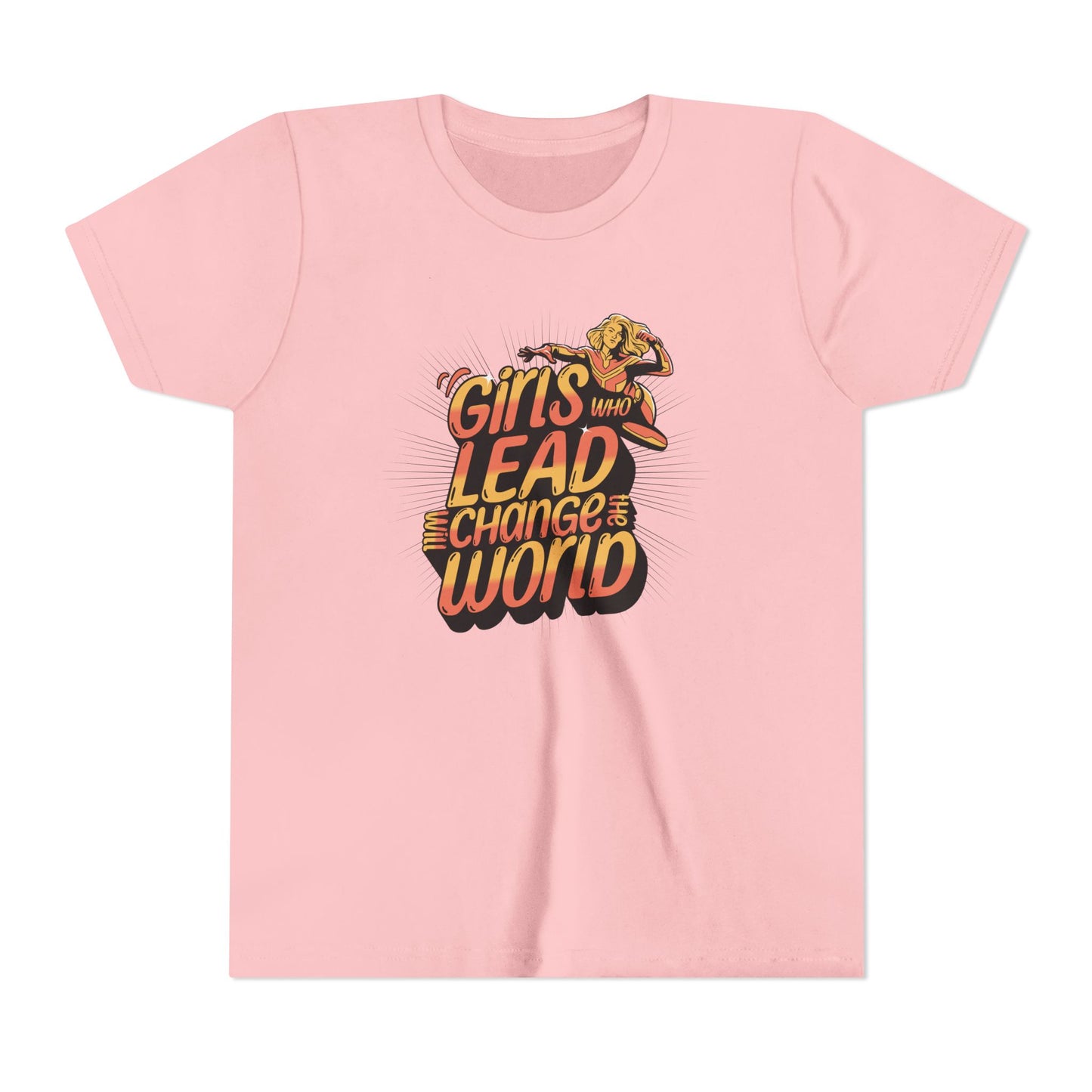 Girls Who Lead Will Change the World - Youth Tee