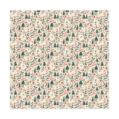 Merry Christmas Square Tablecloth