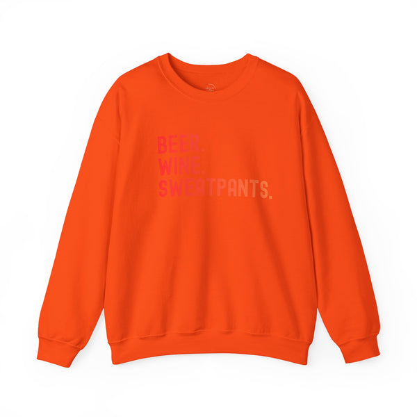 Beer Wine Sweatpants Crewneck Sweatshirt