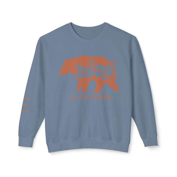 Mama Bear - Lightweight Crewneck Sweatshirt