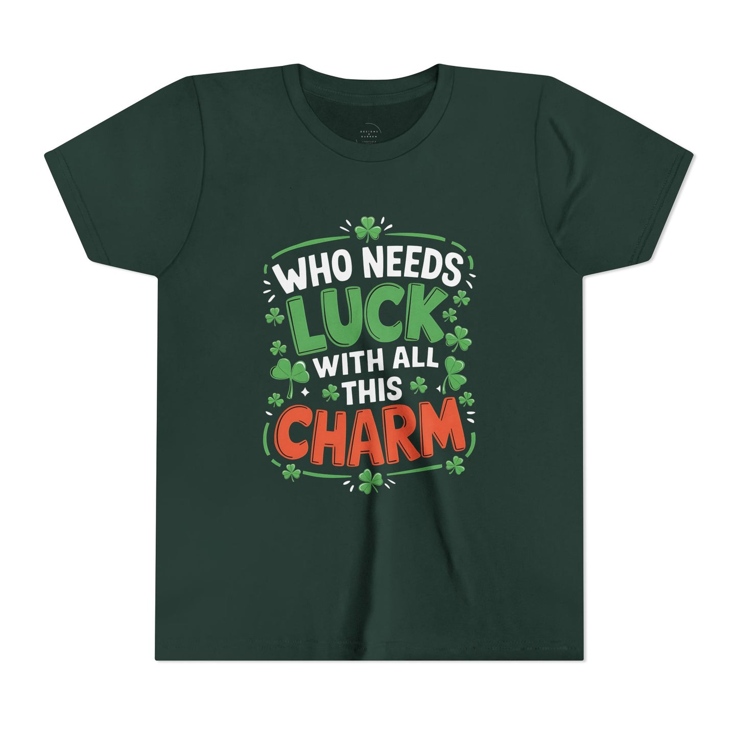 Youth Luck Charm Tee - Perfect for St. Patrick's Day Celebrations