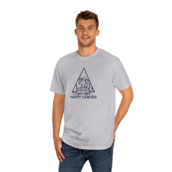 Mens Happy Camper TShirt Classic Mens Camping Tee