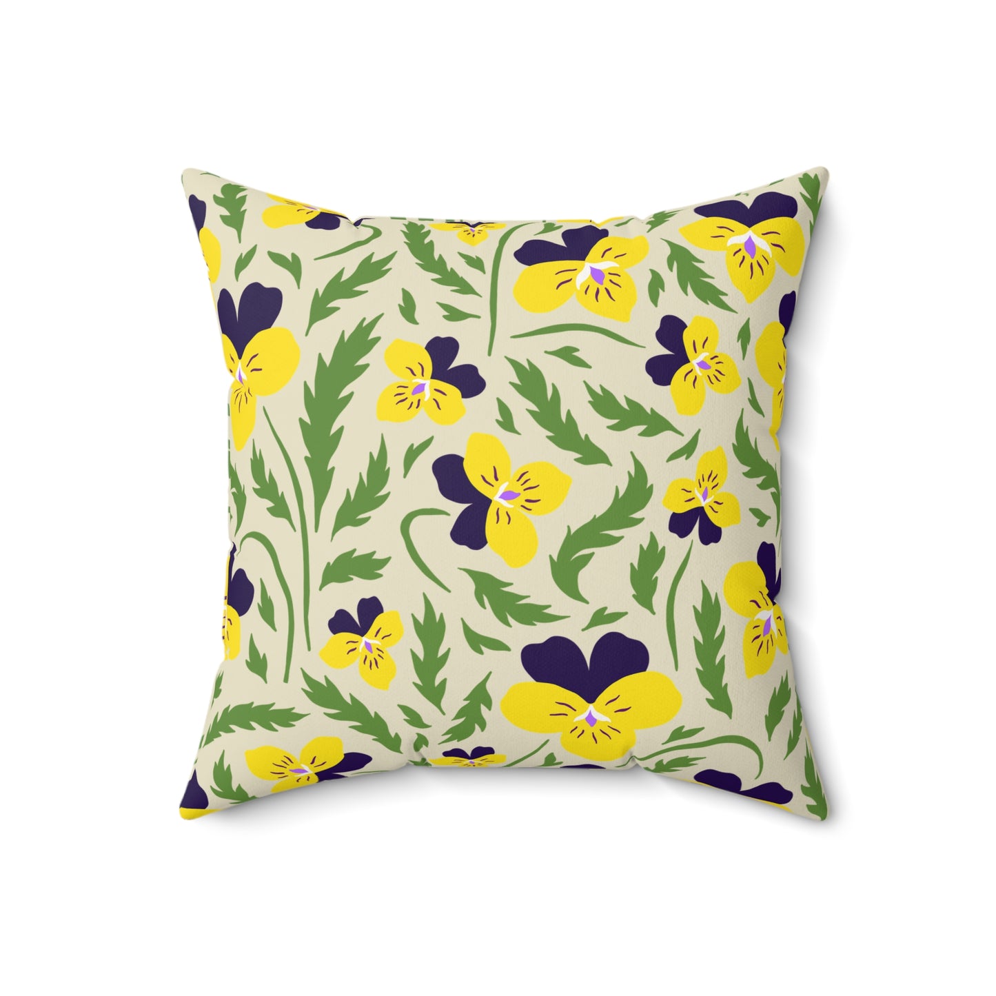 Violet Pansy - Indoor Throw Pillow