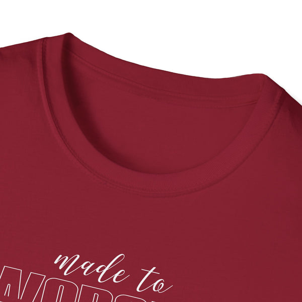 Made to Worship TShirt Unisex Softstyle T-Shirt Christian TShirt