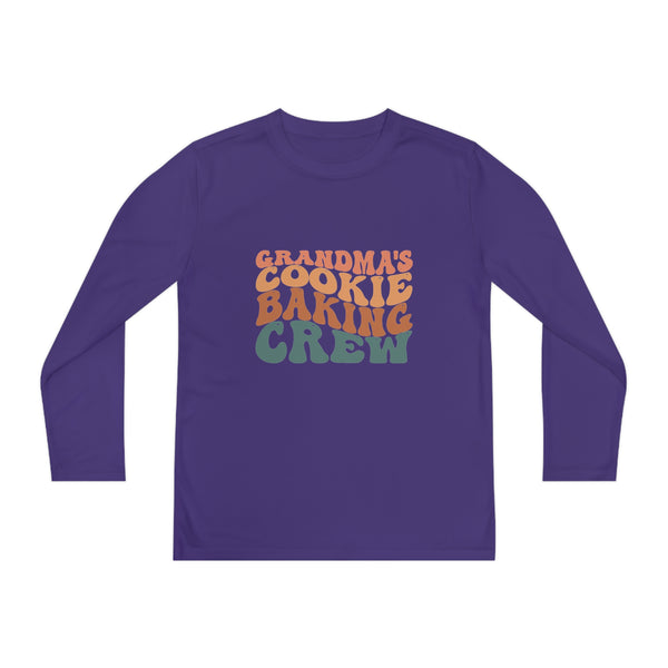 Kids Long Sleeve Grandma Cookie Baking Crew