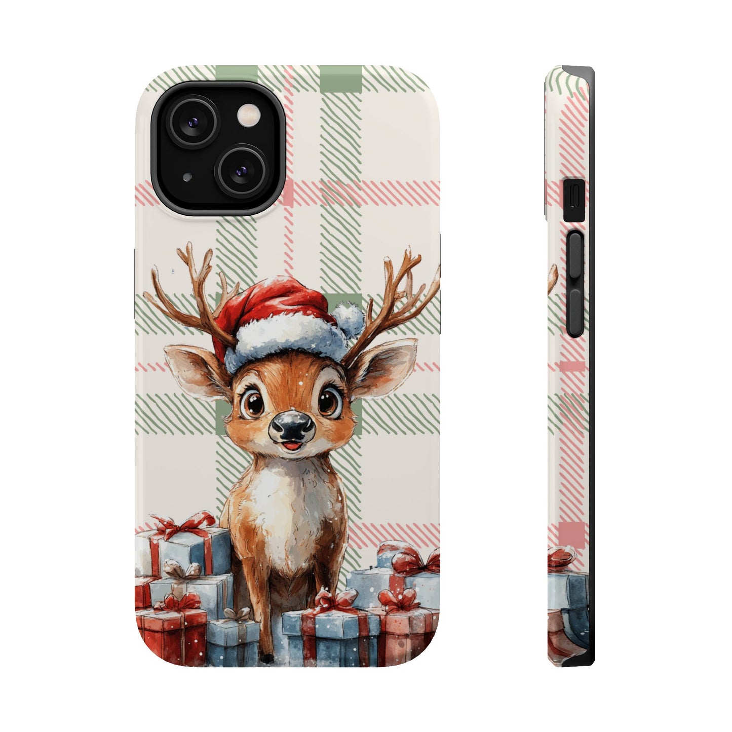 Festive Reindeer MagSafe Christmas iPhone Case