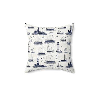 Nautical Throw Pillow