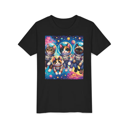 Kids Cats In Space TShirt Kids Graphic Tee